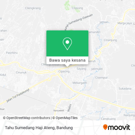 Peta Tahu Sumedang Haji Ateng