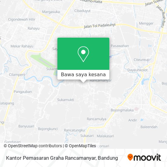 Peta Kantor Pemasaran Graha Rancamanyar