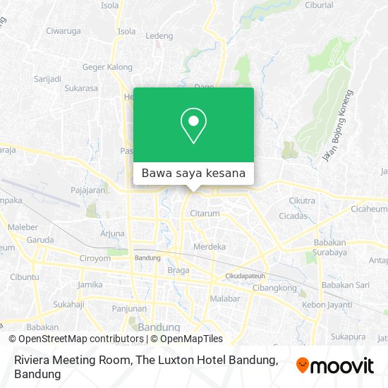 Peta Riviera Meeting Room, The Luxton Hotel Bandung