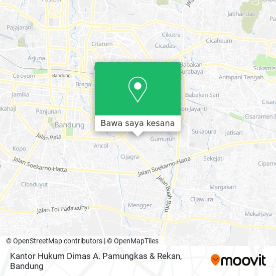 Peta Kantor Hukum Dimas A. Pamungkas & Rekan