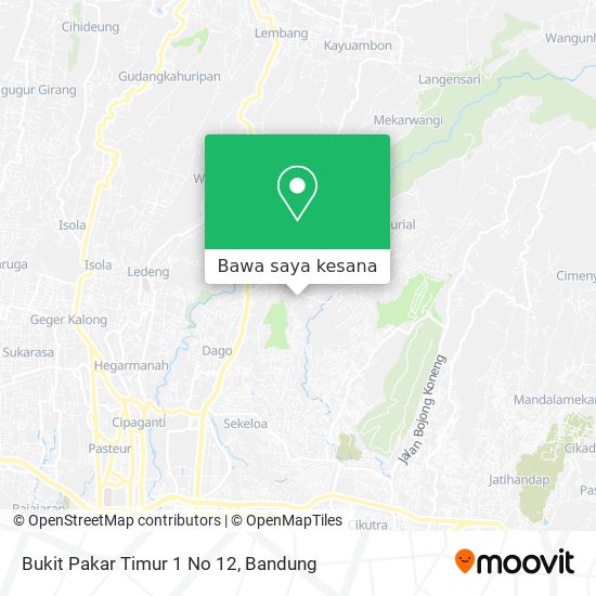Peta Bukit Pakar Timur 1 No 12