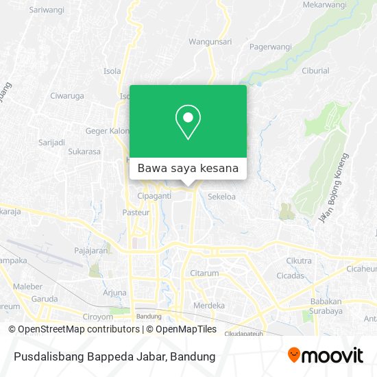 Peta Pusdalisbang Bappeda Jabar