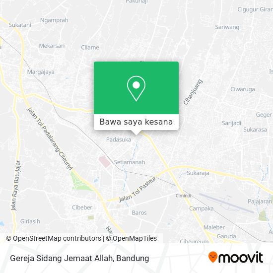 Peta Gereja Sidang Jemaat Allah