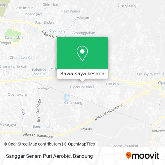 Peta Sanggar Senam Puri Aerobic