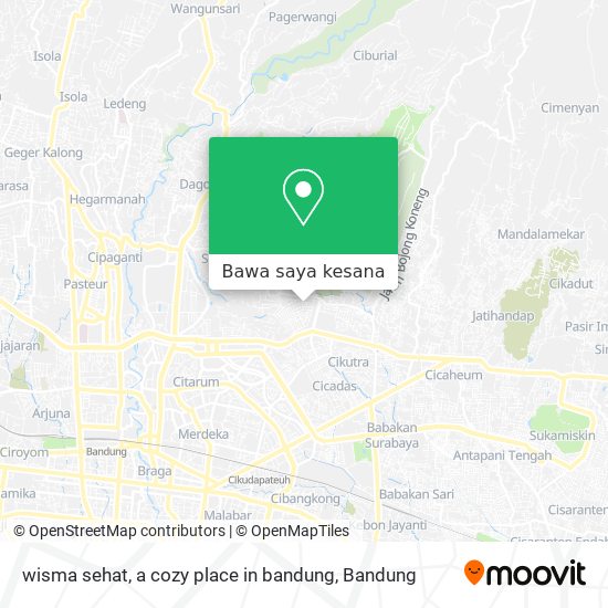Peta wisma sehat, a cozy place in bandung