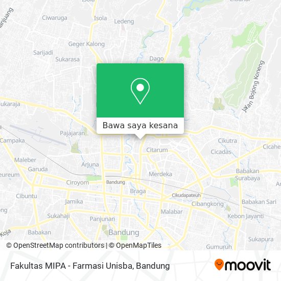 Peta Fakultas MIPA - Farmasi Unisba