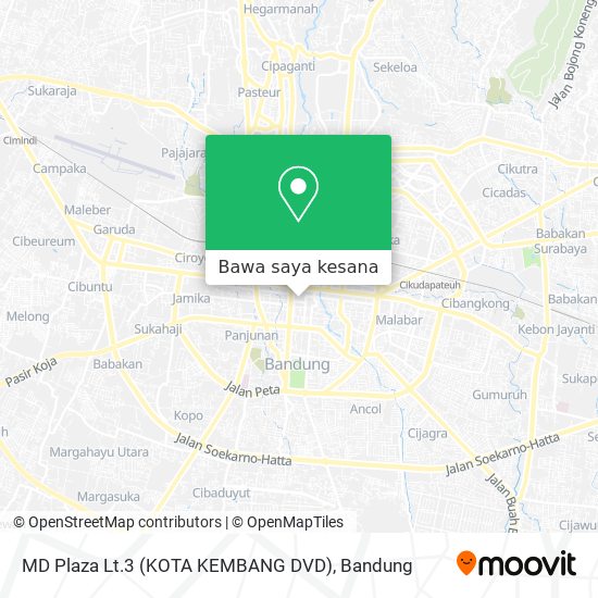 Peta MD Plaza Lt.3 (KOTA KEMBANG DVD)