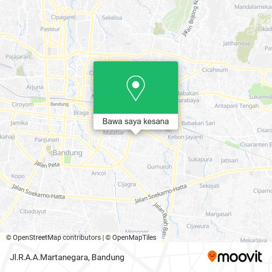 Peta Jl.R.A.A.Martanegara