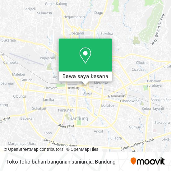Peta Toko-toko bahan bangunan suniaraja