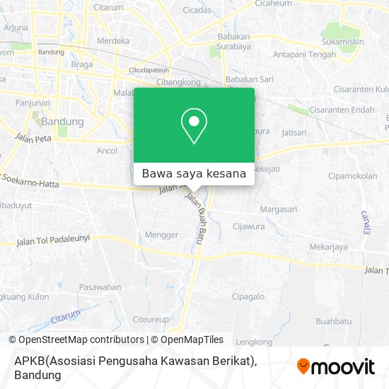 Peta APKB(Asosiasi Pengusaha Kawasan Berikat)