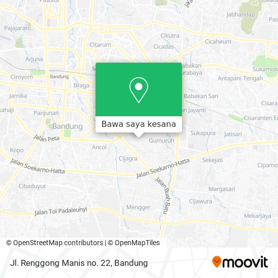 Peta Jl. Renggong Manis no. 22