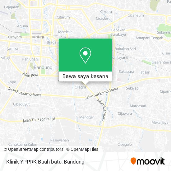 Peta Klinik YPPRK  Buah batu