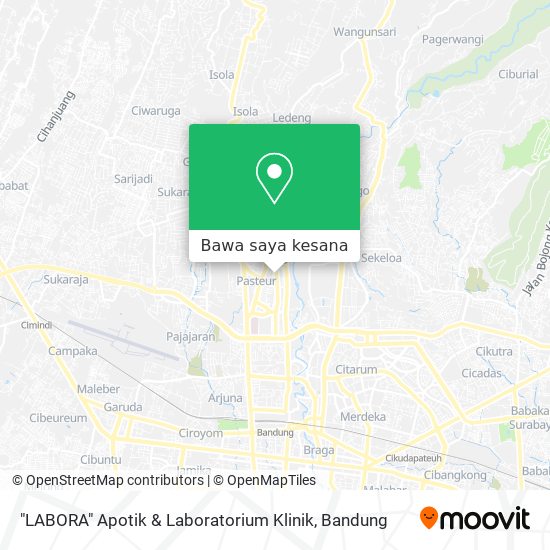 Peta "LABORA" Apotik & Laboratorium Klinik
