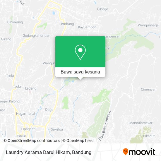 Peta Laundry Asrama Darul Hikam