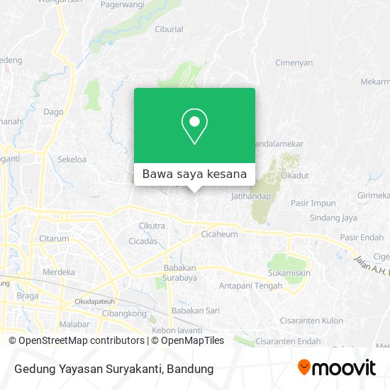 Peta Gedung Yayasan Suryakanti