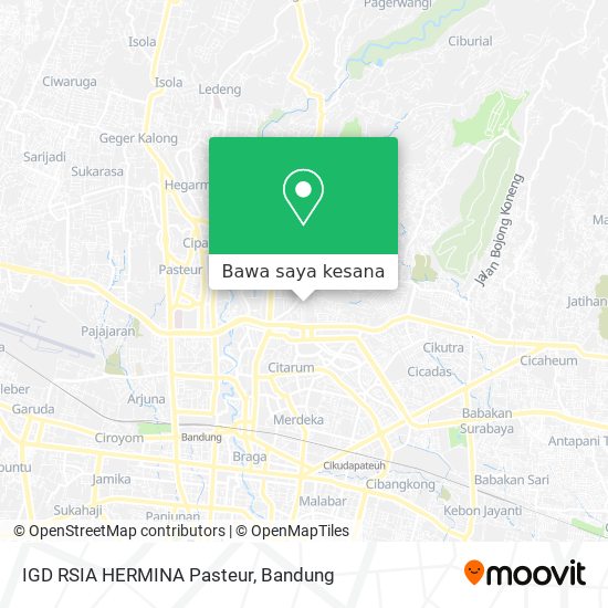 Peta IGD RSIA HERMINA Pasteur