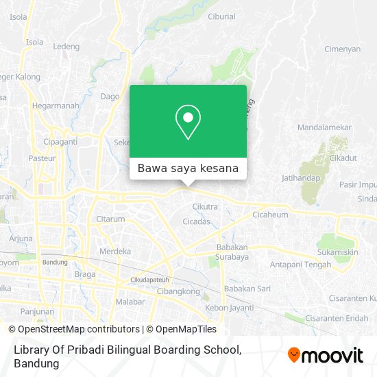 Peta Library Of Pribadi Bilingual Boarding School
