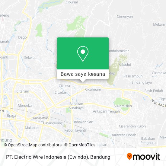 Peta PT. Electric Wire Indonesia (Ewindo)
