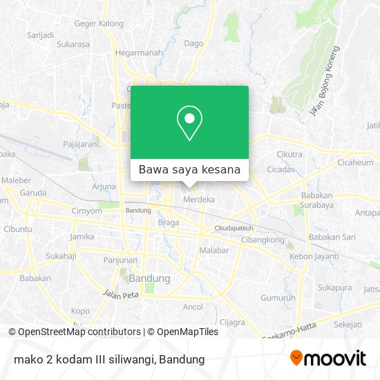 Peta mako 2 kodam III siliwangi