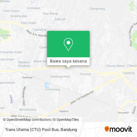 Peta Trans Utama (CTU) Pool Bus