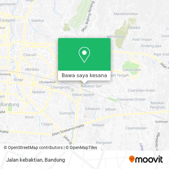 Peta Jalan kebaktian