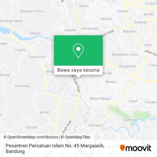 Peta Pesantren Persatuan Islam No. 45 Margaasih