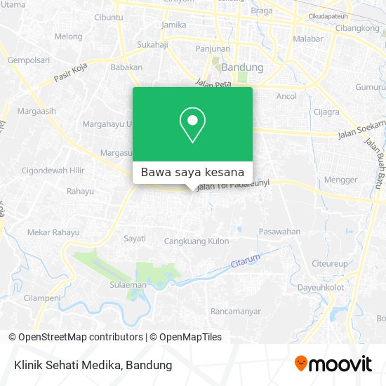 Peta Klinik Sehati Medika