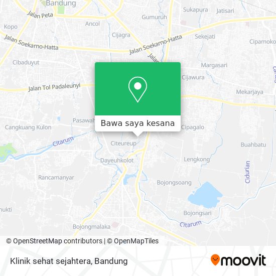 Peta Klinik sehat sejahtera