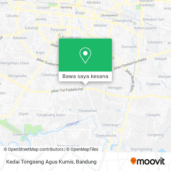 Peta Kedai Tongseng Agus Kumis