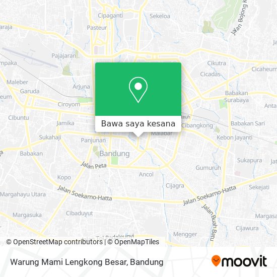 Peta Warung Mami Lengkong Besar