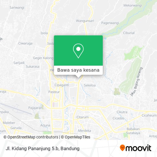 Peta Jl. Kidang Pananjung 5.b