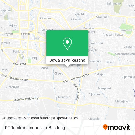 Peta PT Terakorp Indonesia