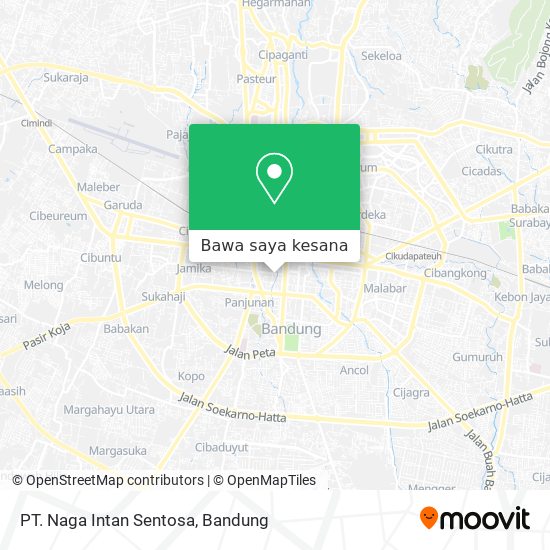 Peta PT. Naga Intan Sentosa