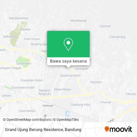 Peta Grand Ujung Berung Residence