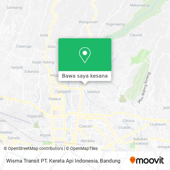 Peta Wisma Transit PT. Kereta Api Indonesia
