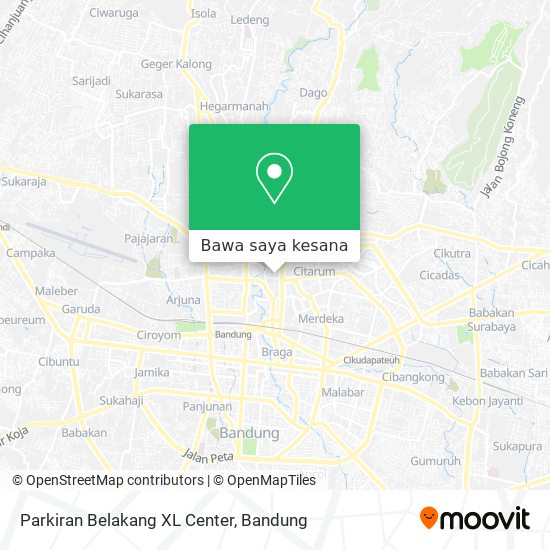 Peta Parkiran Belakang XL Center