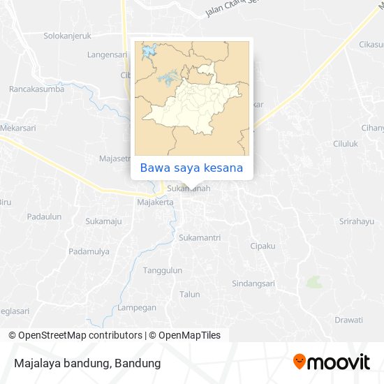 Peta Majalaya bandung