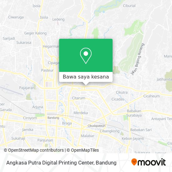 Peta Angkasa Putra Digital Printing Center