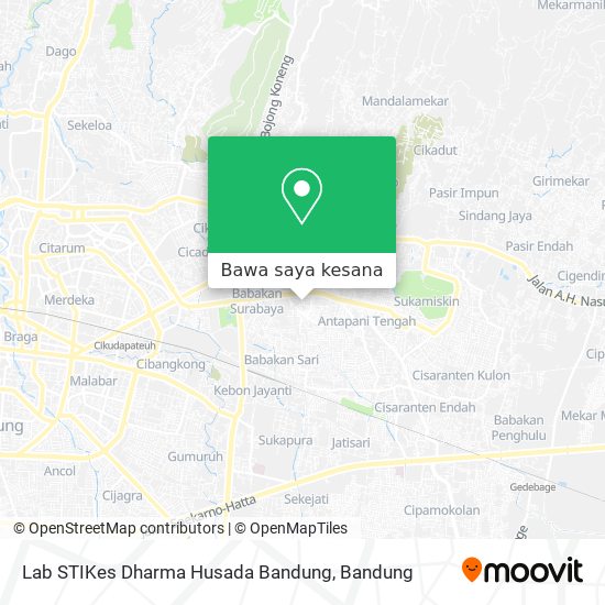Peta Lab STIKes Dharma Husada Bandung