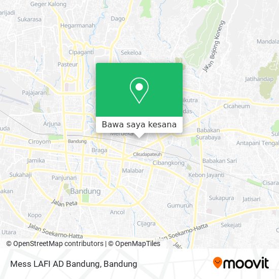 Peta Mess LAFI AD Bandung