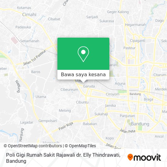 Peta Poli Gigi Rumah Sakit Rajawali dr. Elly Thindrawati