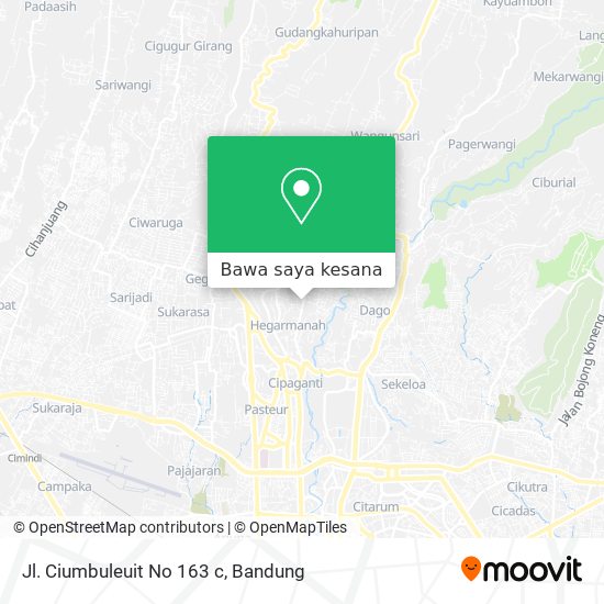 Peta Jl. Ciumbuleuit No 163 c
