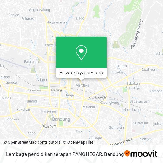 Peta Lembaga pendidikan terapan PANGHEGAR