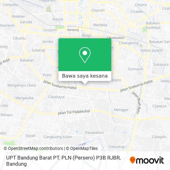 Peta UPT Bandung Barat PT. PLN (Persero) P3B RJBR