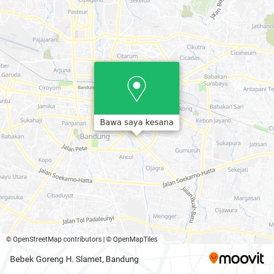 Peta Bebek Goreng H. Slamet