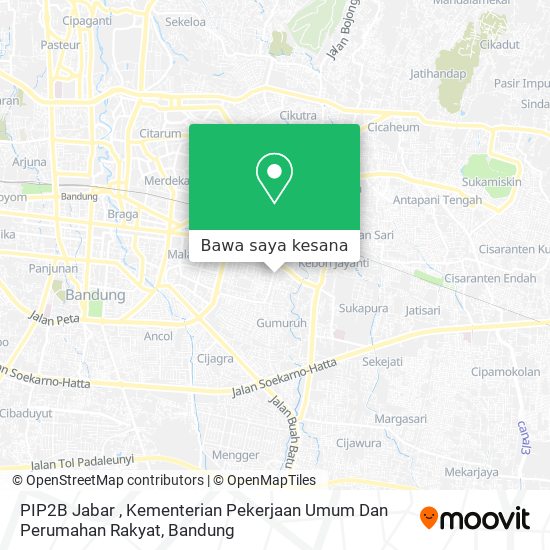 Peta PIP2B Jabar , Kementerian Pekerjaan Umum Dan Perumahan Rakyat