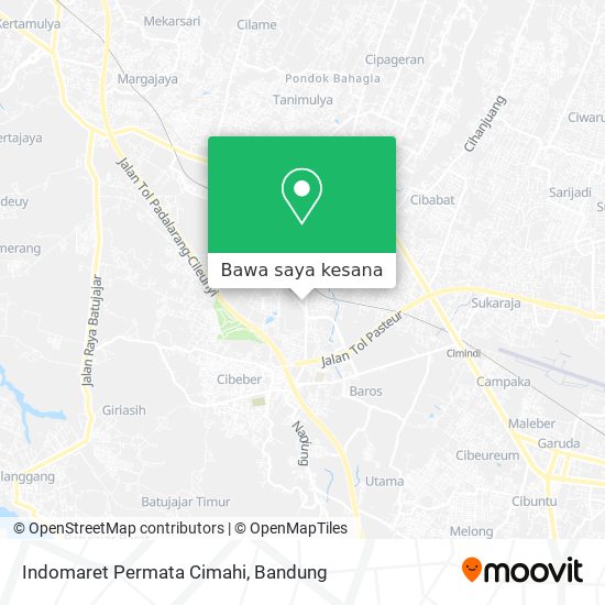 Peta Indomaret Permata Cimahi