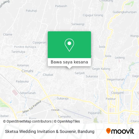 Peta Sketsa Wedding Invitation & Souvenir