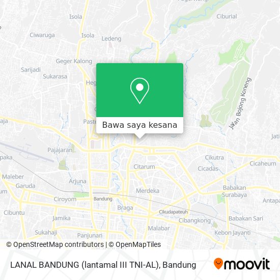 Peta LANAL BANDUNG (lantamal III TNI-AL)