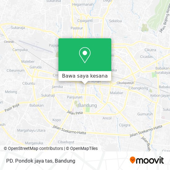 Peta PD. Pondok jaya tas